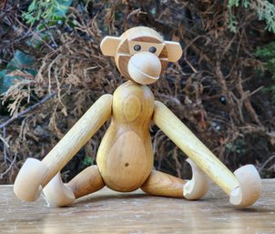 Mid Century Modern Monkey Kay Bojesen Monkey Teak Mcm Scandanavian Made In Japan