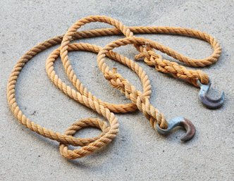 Vintage Double Hook Tow Rope