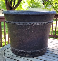 Vintage Large 16' Tall Plastic Composite Flower Pot