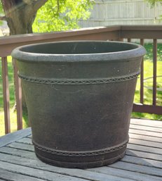 Vintage Large 13' Tall Plastic Composite Flower Pot