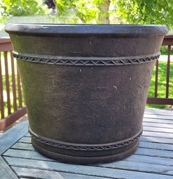 Vintage Large 16' Tall Plastic Composite Flower Pot #2