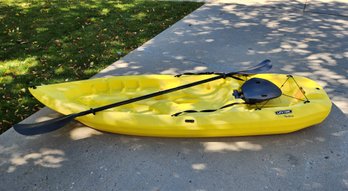 #2 Yellow LIFETIME Monterrey Paddle Board With Black Paddles