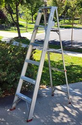 WERNER Aluminum 6 Foot Ladder 200lb. Capacity