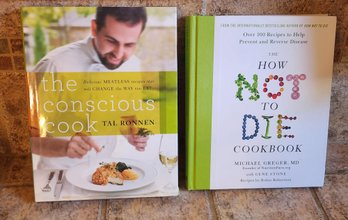 (2) Hardback Cookbooks Feat. How Not To Die