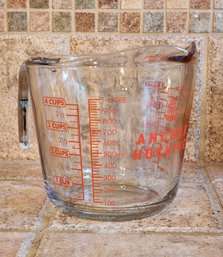 Vintage ANCHOR HOCKING Measuring Cup Glass