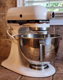 Vintage KSM90 Kitchen Aid Mixer With (2) Original Accessories