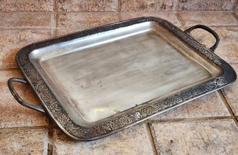 Large POTTERY BARN Serving Tray With Handles