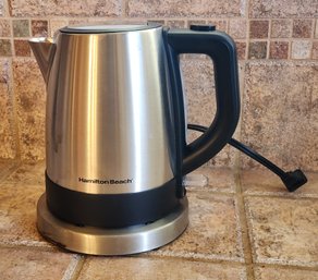 HAMILTON BEACH Electric Kettle Stainless Steel