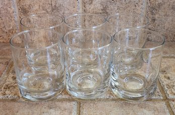 Assortment Of Clear Short Drinking Glasses