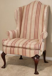 Vintage Upholstered Wingback Chair