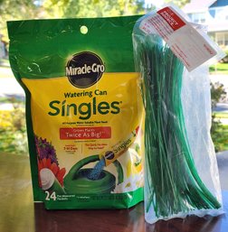 Brand New Watering Can MIRACLE GRO Singles And Plant Ties