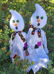 (2) Halloween Floating Ghost Spooky Fun Yard Decorations