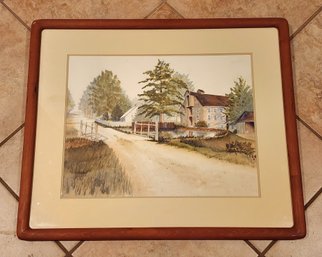 Vintage Fine Art SIGNED Dorothy Yok Watercolor Framed Painting Selection