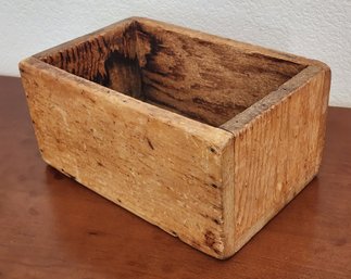 Antique Wooden Display Storage Accent Box