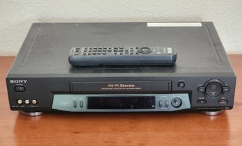 SONY VHS Player Recorder