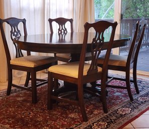 Contemporary Kitchen Dining Table With (4) Chairs