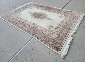 HUGE Hand Knotted Heavy Wool Pile Made In INDIA Area Rug Carpet