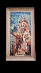 Vintage Framed Fine Art Oil Painting Impressionist