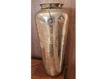 Vintage Tall Brass Planter Vessel