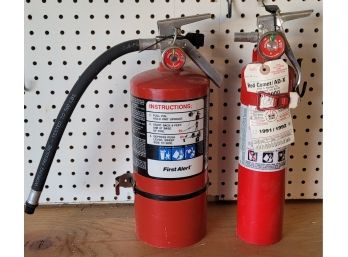 Set Of (2) Fire Extinguishers