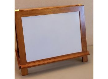 Vintage Folding Blackboard And Whiteboard Combo