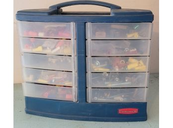 RUBBERMAID Small Accessory Organizer With 10 Trays