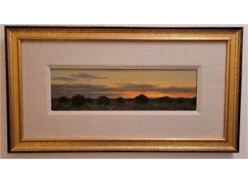 1995 FINE ART Original Framed Oil Painting By Stephen Day Entitled MORNING HORIZON