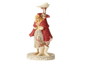 Lot 41: New In Box Jim Shores DISNEY TRADITIONS By Enesco 'playful Pantomine' Figurine