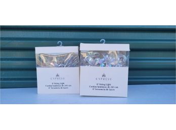 Lot 51: Set Of (2) New In Packaging HALLMARK Cypress 8' String Light Sets