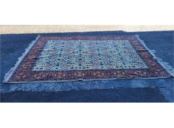 Lot 17: Vintage Large Woven Floor Rug