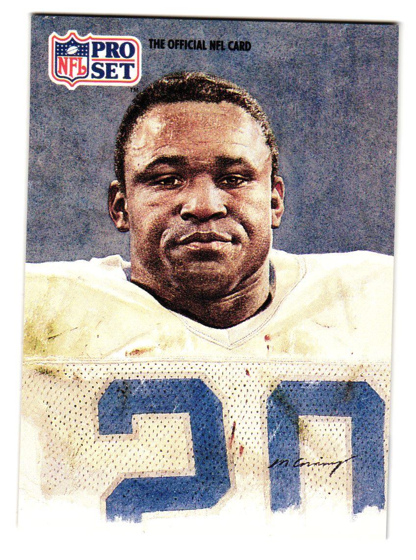 1991 Pro Set Barry Sanders AllNFC Team Football Card Lions 20426