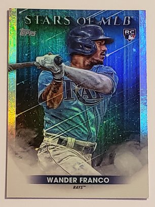 2022 Topps Wander Franco Rookie Stars Of MLB Insert Baseball Card Rays