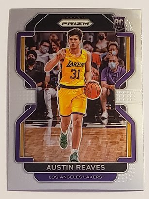 2021-22 Panini Prizm Austin Reaves Rookie Basketball Card Lakers