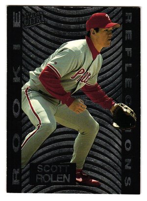 1997 Fleer Ultra Scott Rolen Rookie Reflections Insert Baseball Card Phillies