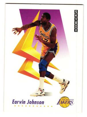 1991 Skybox Earvin Magic Johnson Basketball Card Lakers