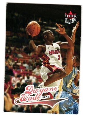 2004-05 Fleer Ultra Dwyane Wade Basketball Card Heat