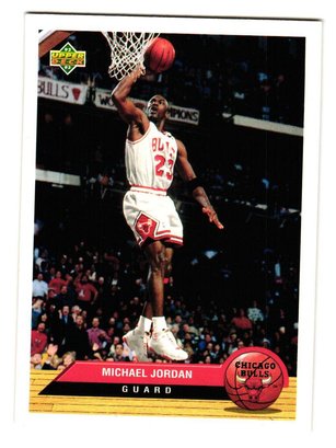 1992-93 Upper Deck Michael Jordan McDonald's Basketball Card Bulls