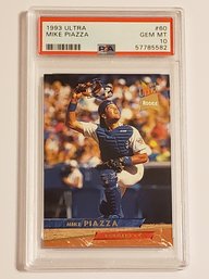 PSA 10 1993 Fleer Ultra Mike Piazza Rookie Baseball Card Dodgers