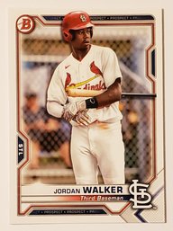 2021 Bowman Jordan Walker Prospect Baseball Card Cardinals