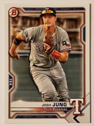 2021 Bowman Josh Jung Prospect Baseball Card Rangers
