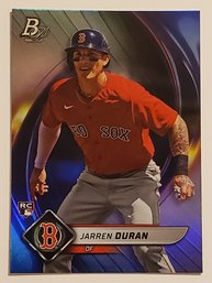 2022 Bowman Platinum Jarren Duran Rookie Baseball Card Red Sox