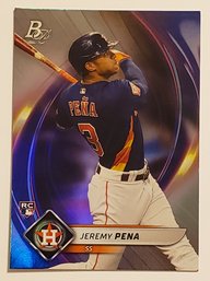 2022 Bowman Platinum Jeremy Pena Rookie Baseball Card Astros