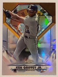 2022 Topps Chrome Update Ken Griffey Jr. Diamond Greats Insert Baseball Card Mariners