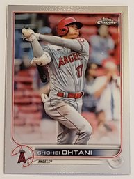 2022 Topps Chrome Shohei Ohtani Baseball Card Angels