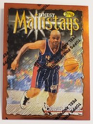 1997 Topps Finest Mainstays Charles Barkley Basketball Card W/Coating Rockets