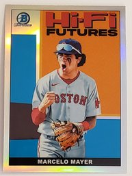 2022 Bowman Chrome Marcelo Mayer Hi-Fi Futures Prospect Insert Baseball Card Red Sox