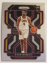 2021-22 Panini Prizm Evan Mobley Rookie Basketball Card Cavaliers