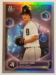 2022 Bowman Platinum Jackson Jobe Precious Elements Prospect Insert Baseball Card Tigers