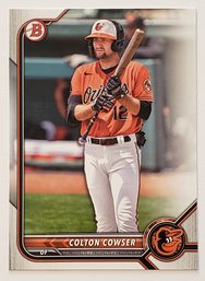 2022 Bowman Colton Cowser Prospect Baseball Card Orioles