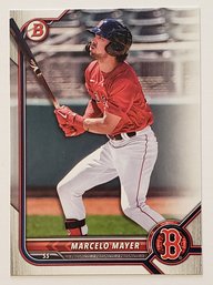 2022 Bowman Marcelo Mayer Prospect Baseball Card Red Sox